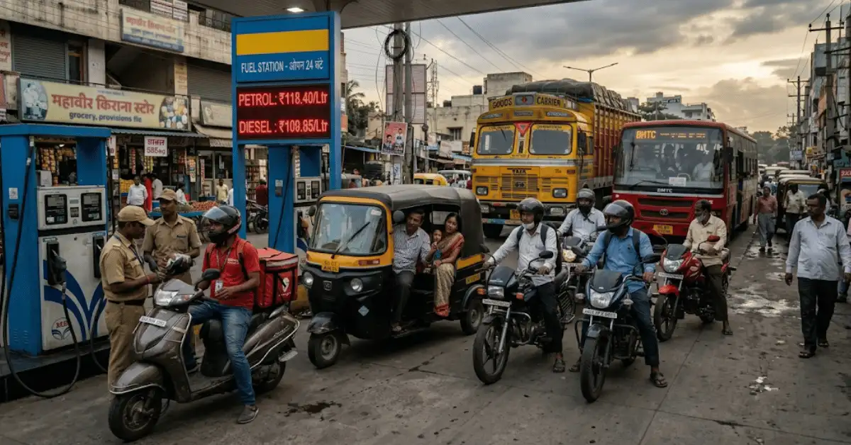 Petrol Diesel Price Hike in India 2026: How Rising Fuel Prices May Increase Inflation & Transport Costs